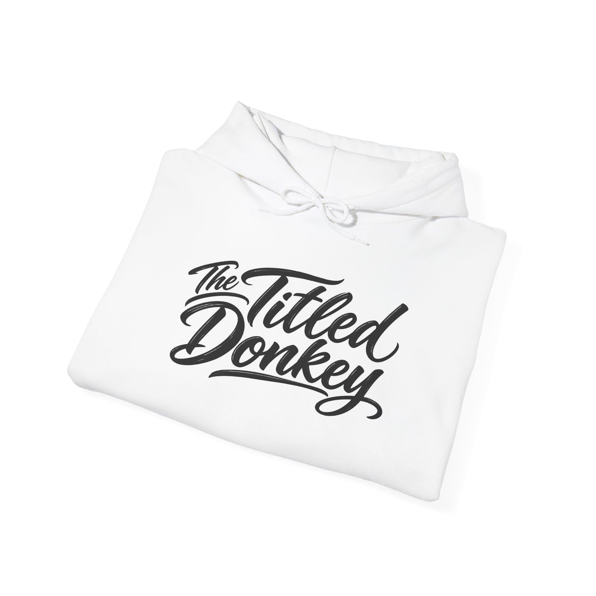 The Titled Donkey Hoodie — Retro Poker Graphic Pullover