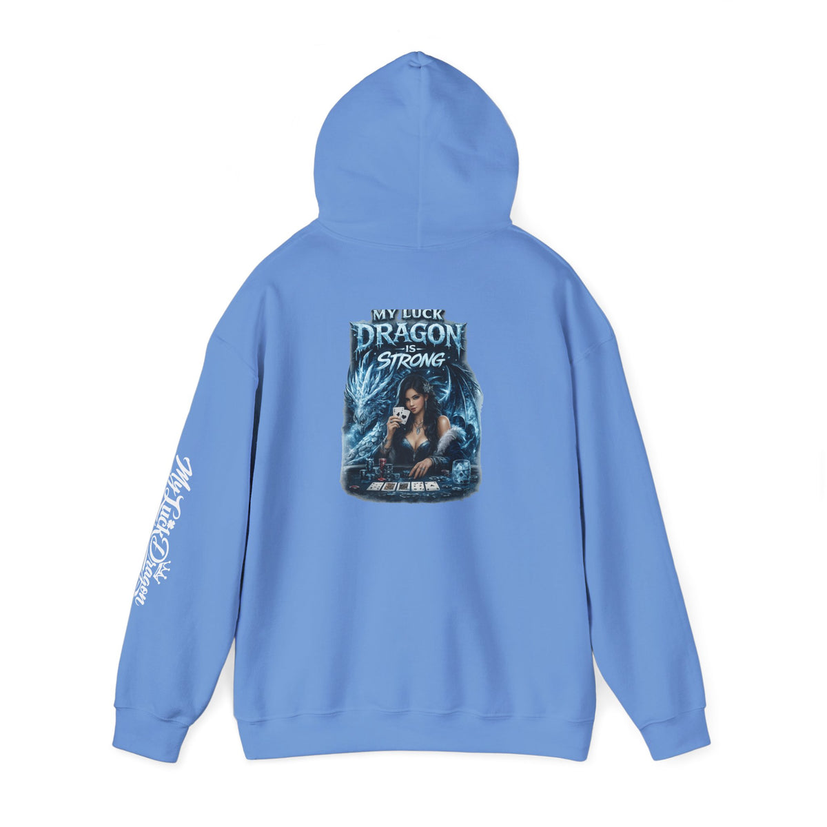 Dragon Strong Graphic Fantasy Dragon Poker Sweatshirt