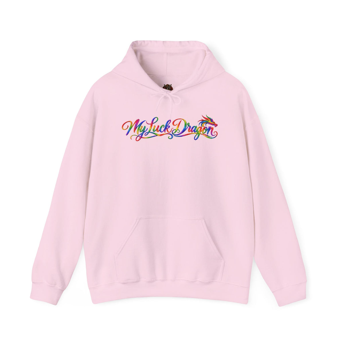 My Lucky Dragon Hoodie — Cute Blue Dragon Poker Graphic