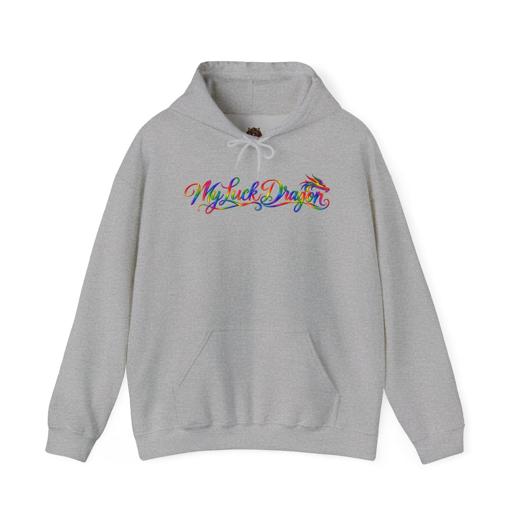 My Lucky Dragon Hoodie — Cute Blue Dragon Poker Graphic