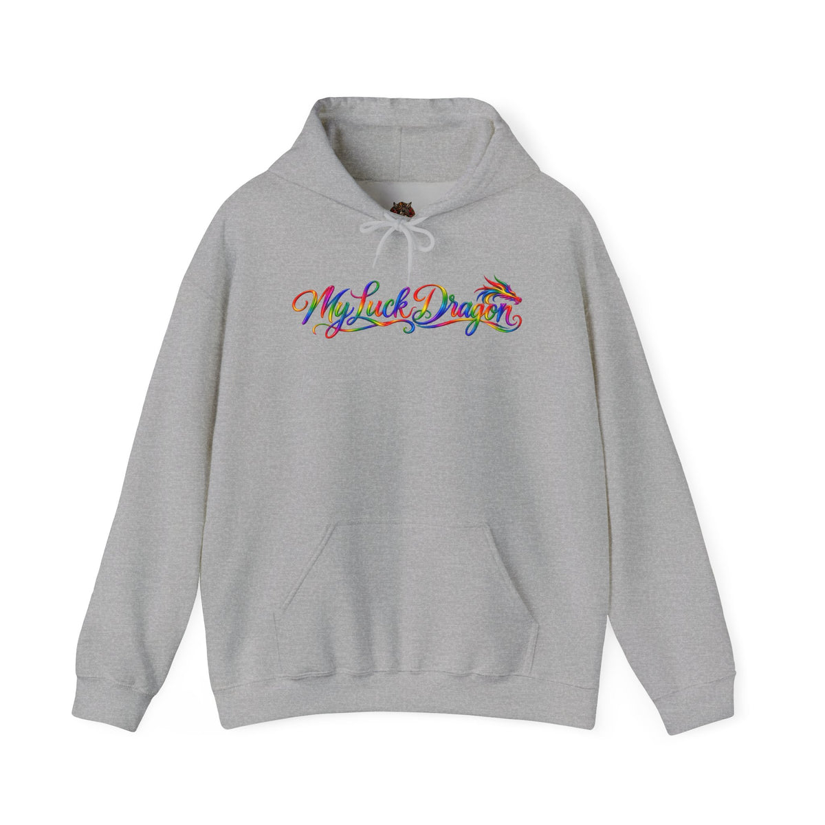 My Lucky Dragon Hoodie — Cute Blue Dragon Poker Graphic