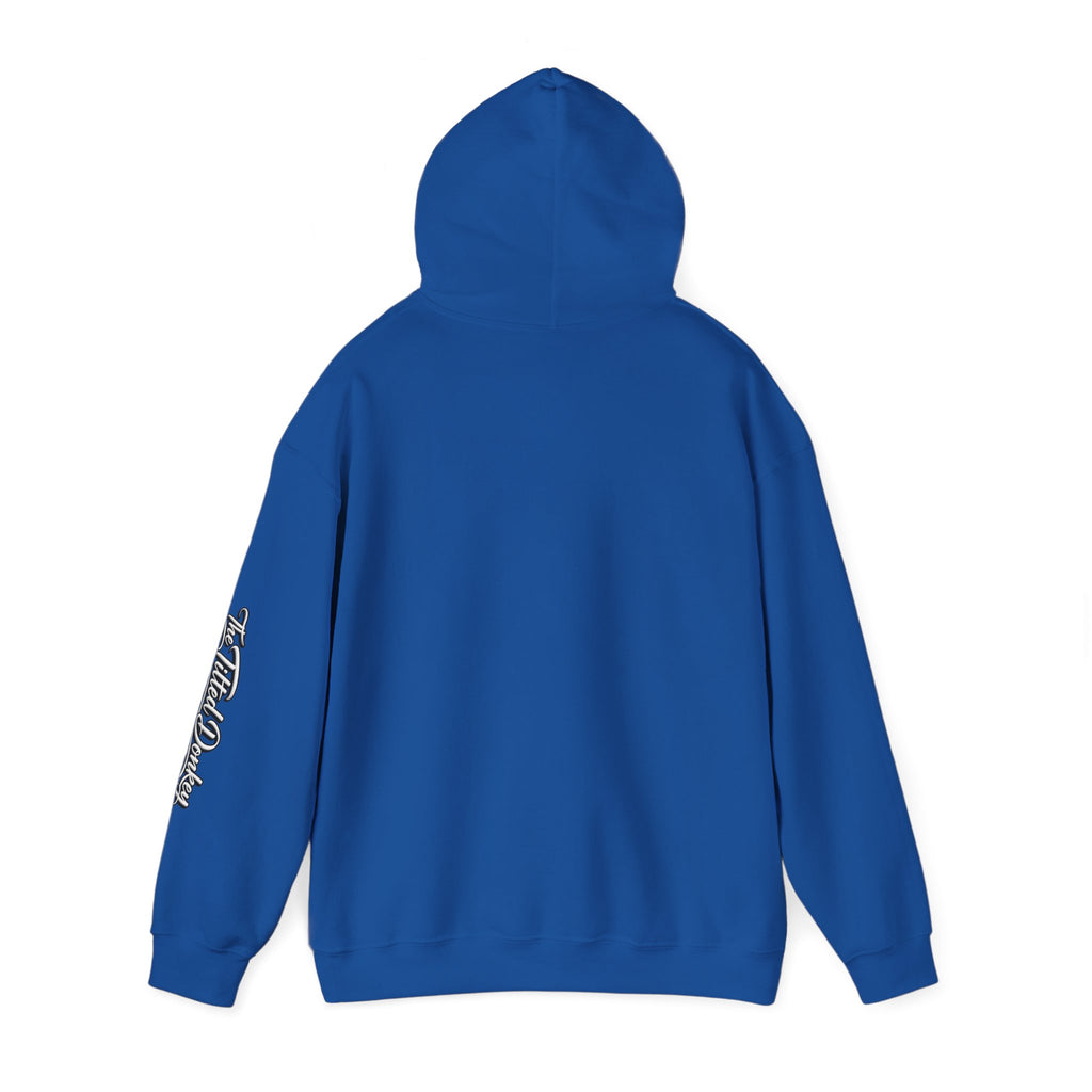 Tilted Donkey Graphic Hoodie — Fold a Lot Poker Design