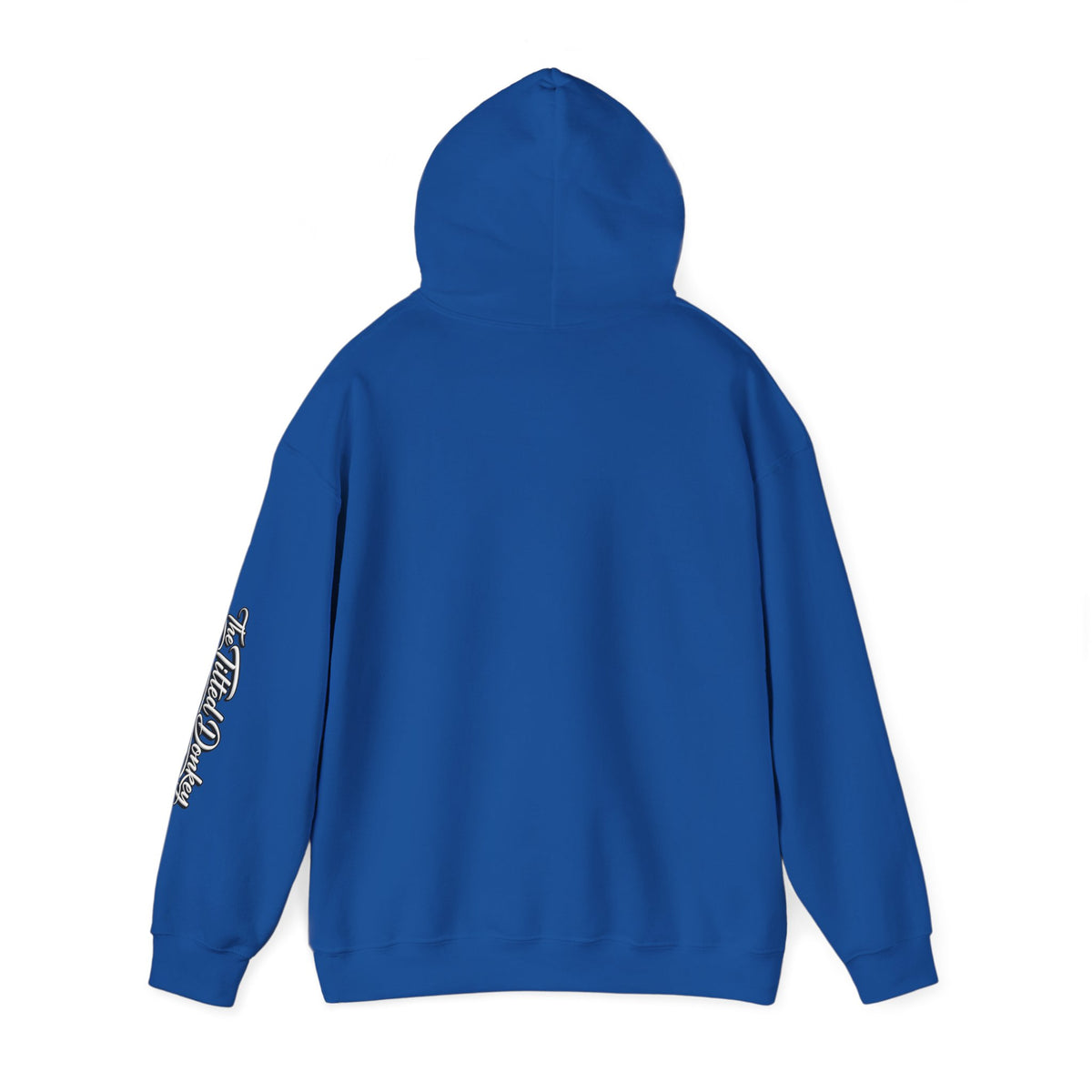 Tilted Donkey Graphic Hoodie — Fold a Lot Poker Design