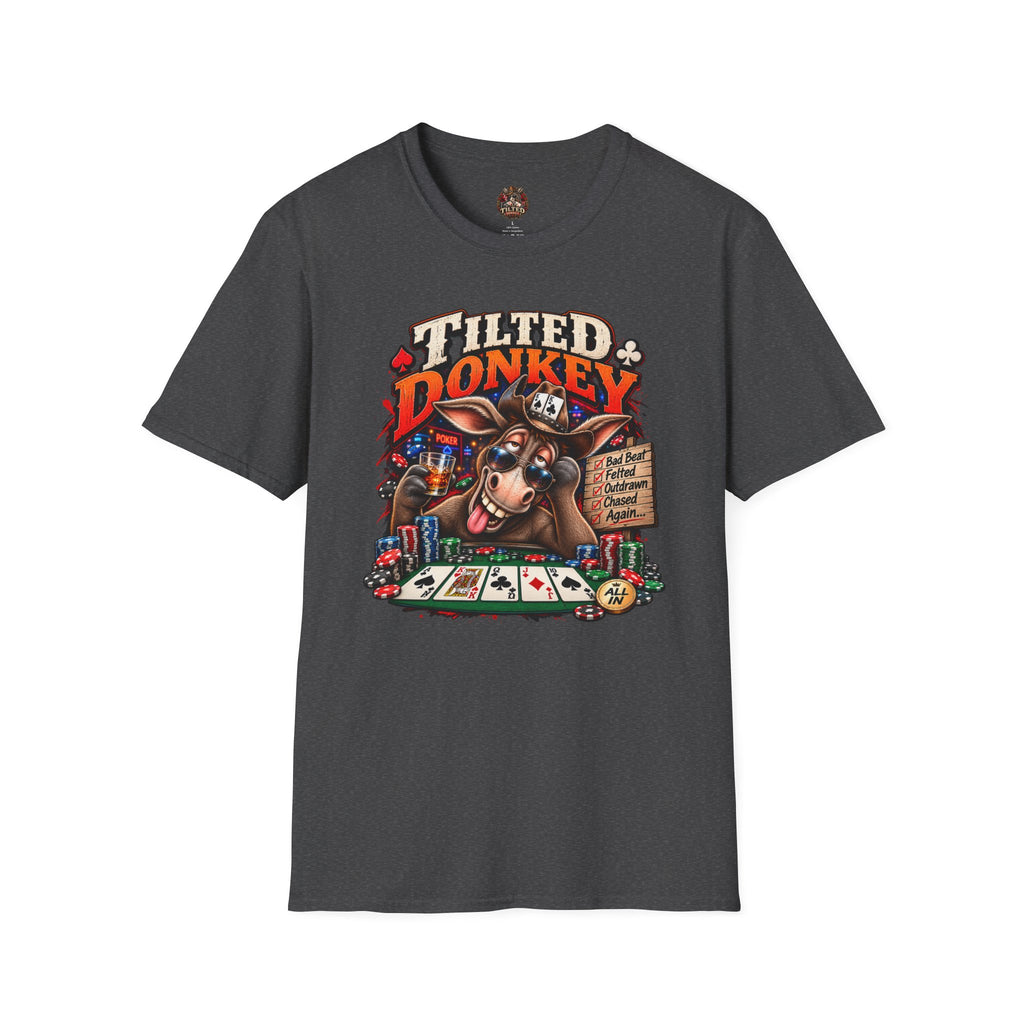Tilted Donkey Brand Poker T-Shirt