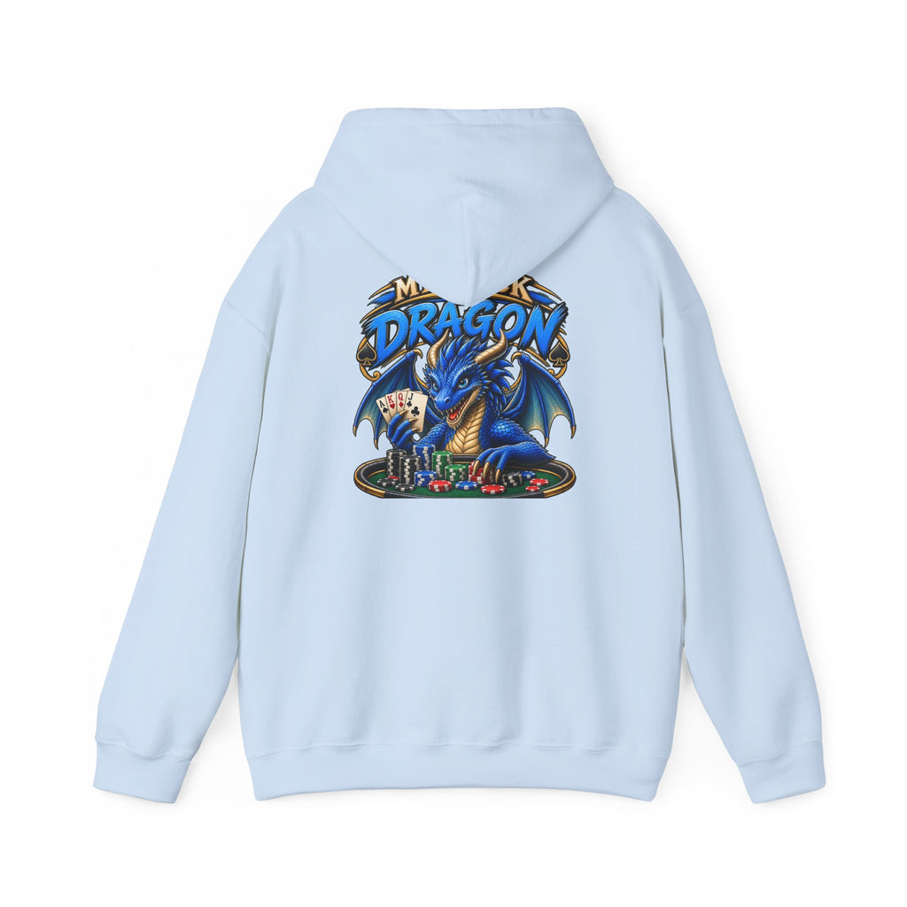 Dragon Poker Graphic Hoodie — “My luck dragon is strong”