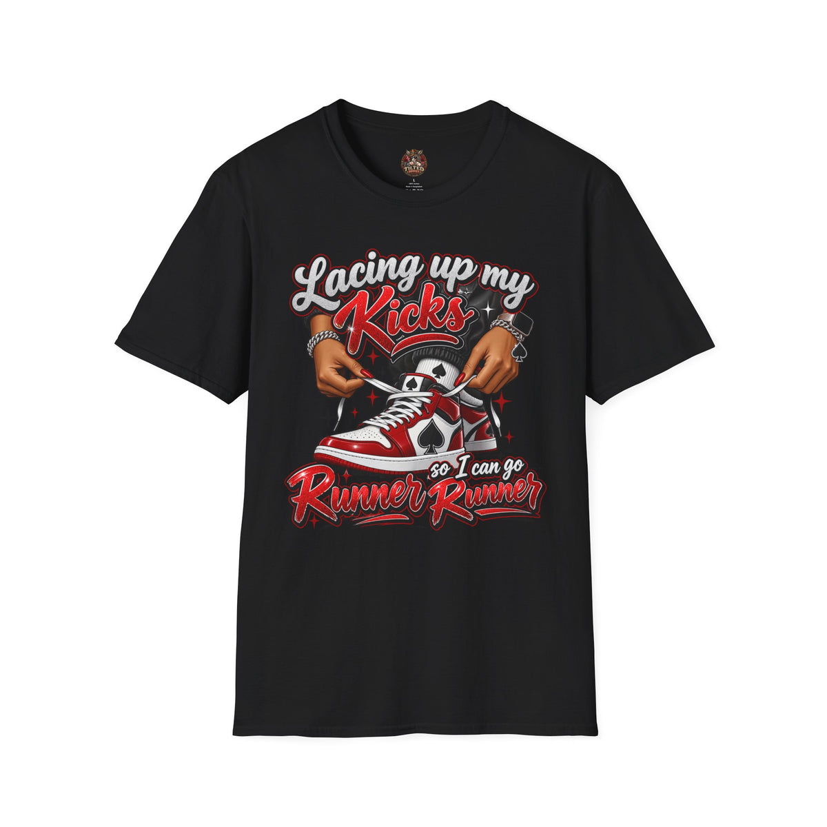 Sneakerhead T-Shirt — "Lacing Up My Kicks" Graphic Tee