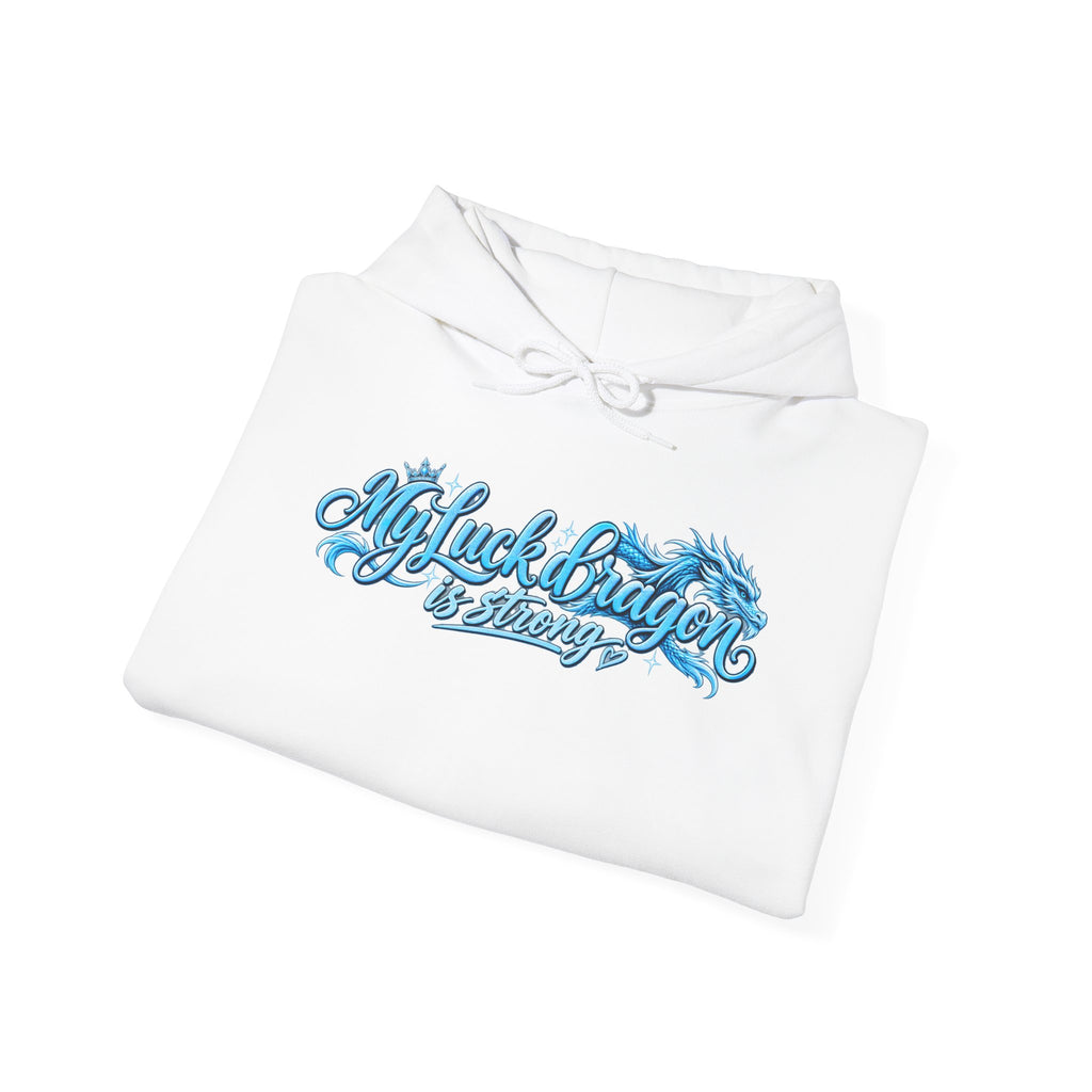 Dragon Poker Graphic Hoodie — “My luck dragon is strong”