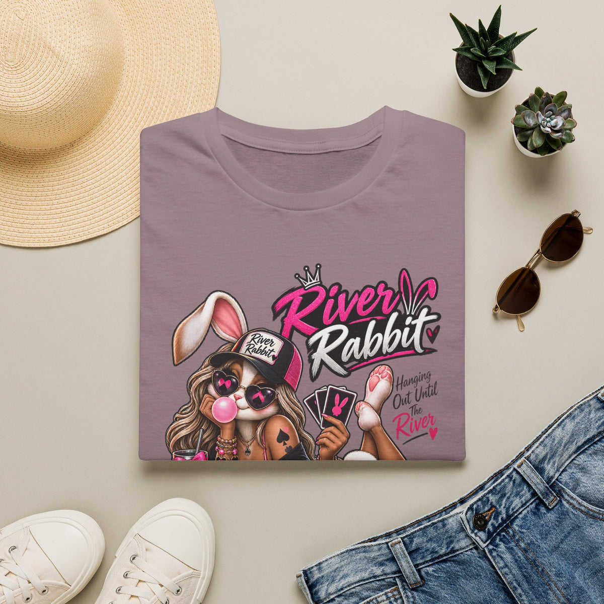 River Rabbit Poker Graphic Tee – "River Rabbit"