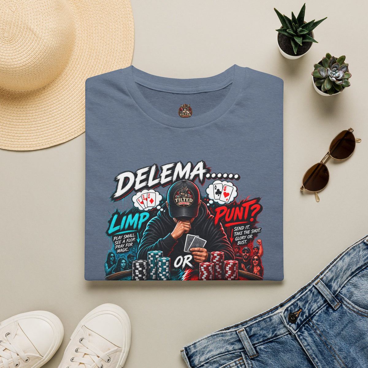 Poker Dilemma Graphic T-shirt