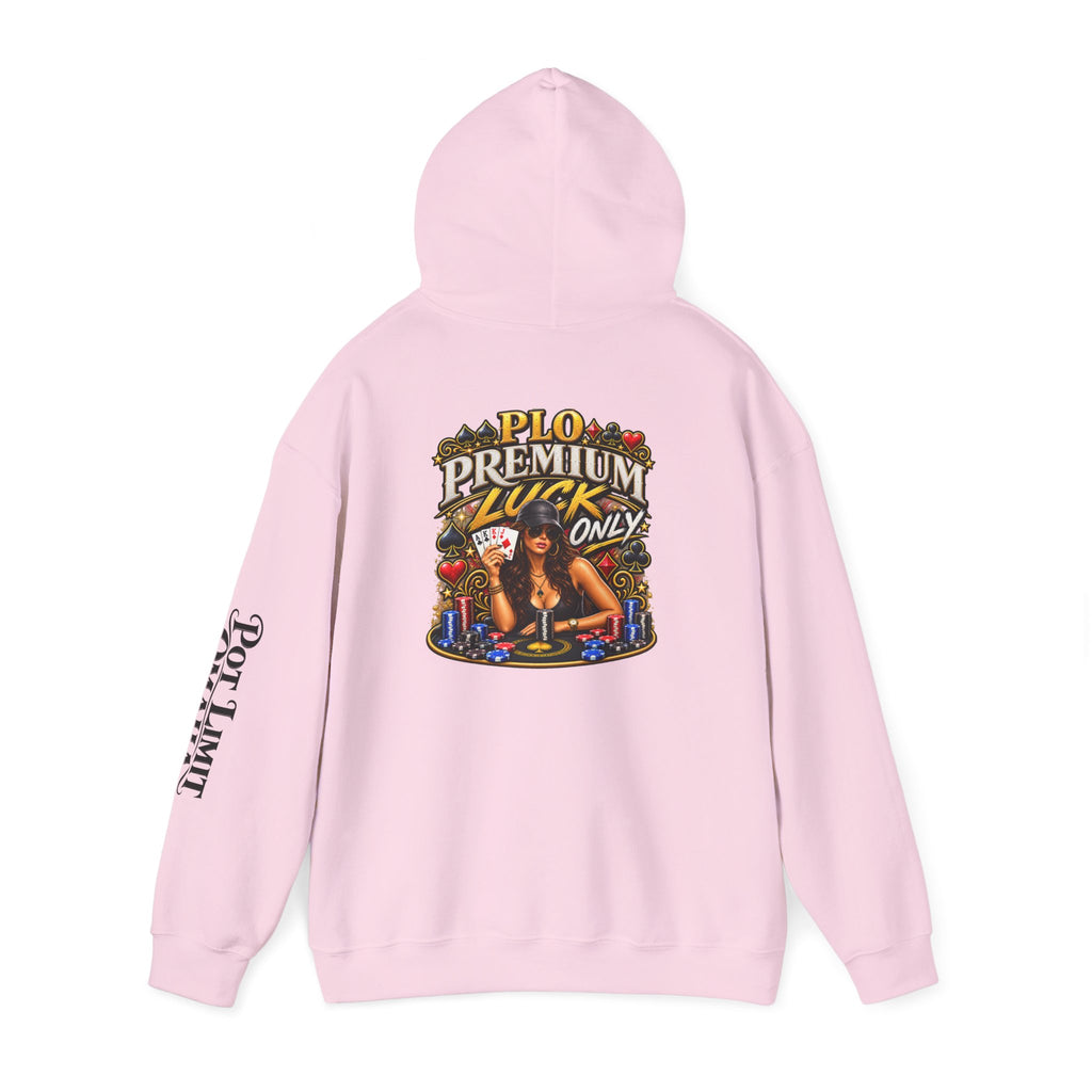 "Premium Luck Only" PLO Hoodie —Graphic Sweatshirt