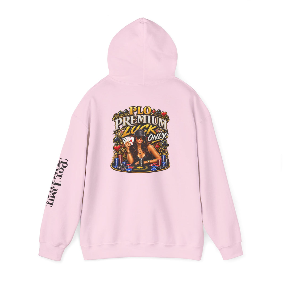 "Premium Luck Only" PLO Hoodie —Graphic Sweatshirt