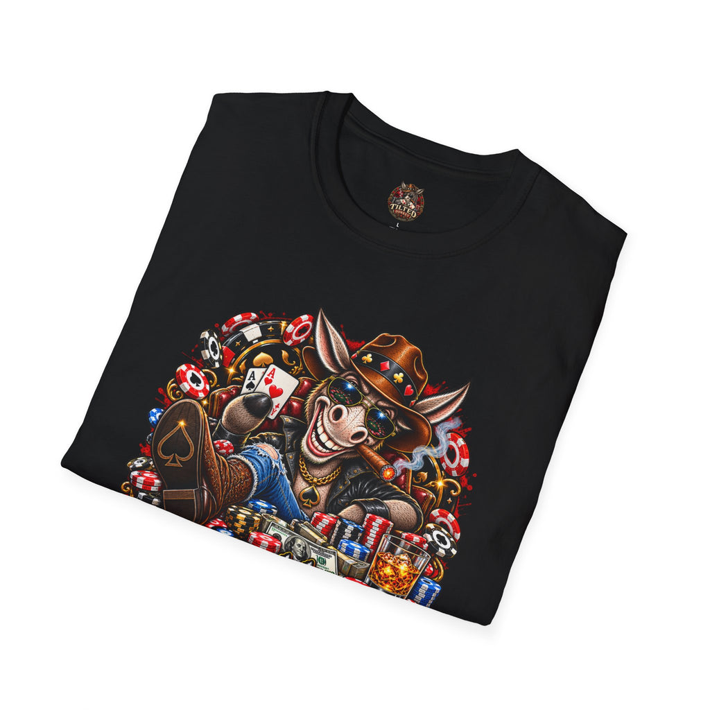 "Good Hands Make Good Stories" Poker Donkey Graphic Tee