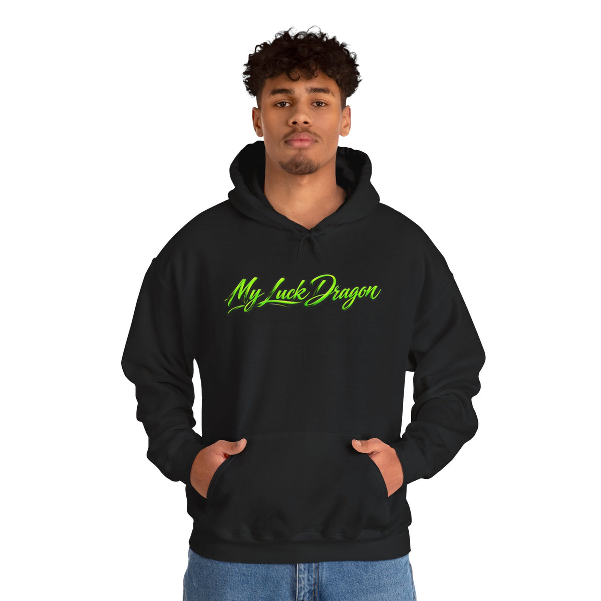 “Acey Duecy” Graphic Green Dragon Poker Pullover