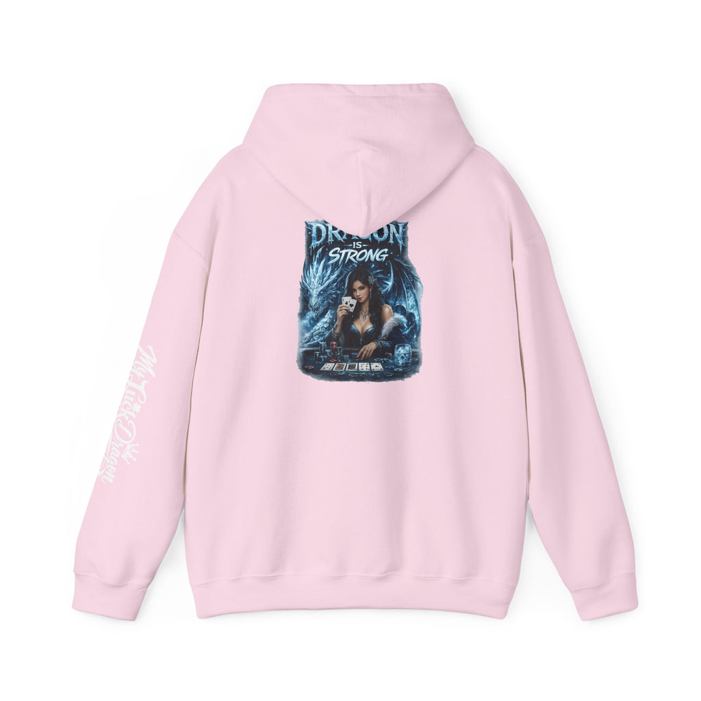 Dragon Strong Graphic Fantasy Dragon Poker Sweatshirt