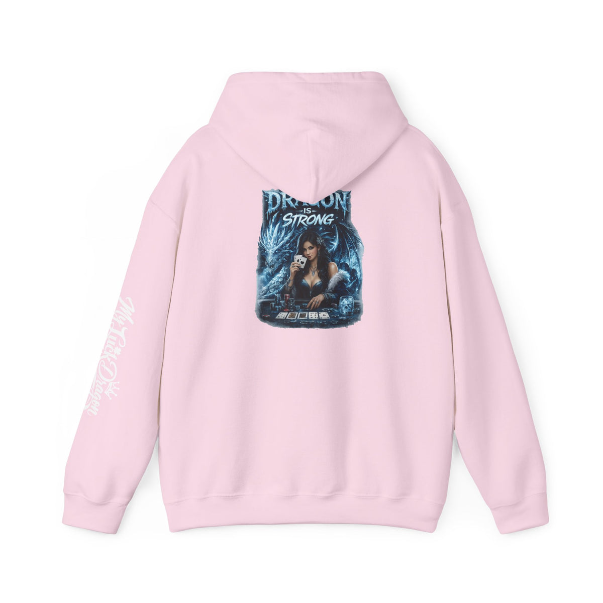 Dragon Strong Graphic Fantasy Dragon Poker Sweatshirt