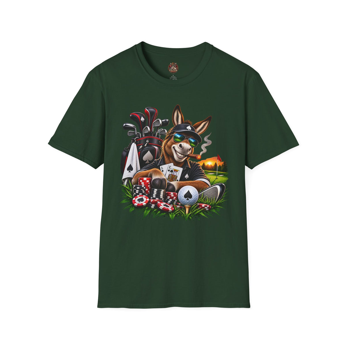Donkey Poker Night T-Shirt — Funny Poker Tee