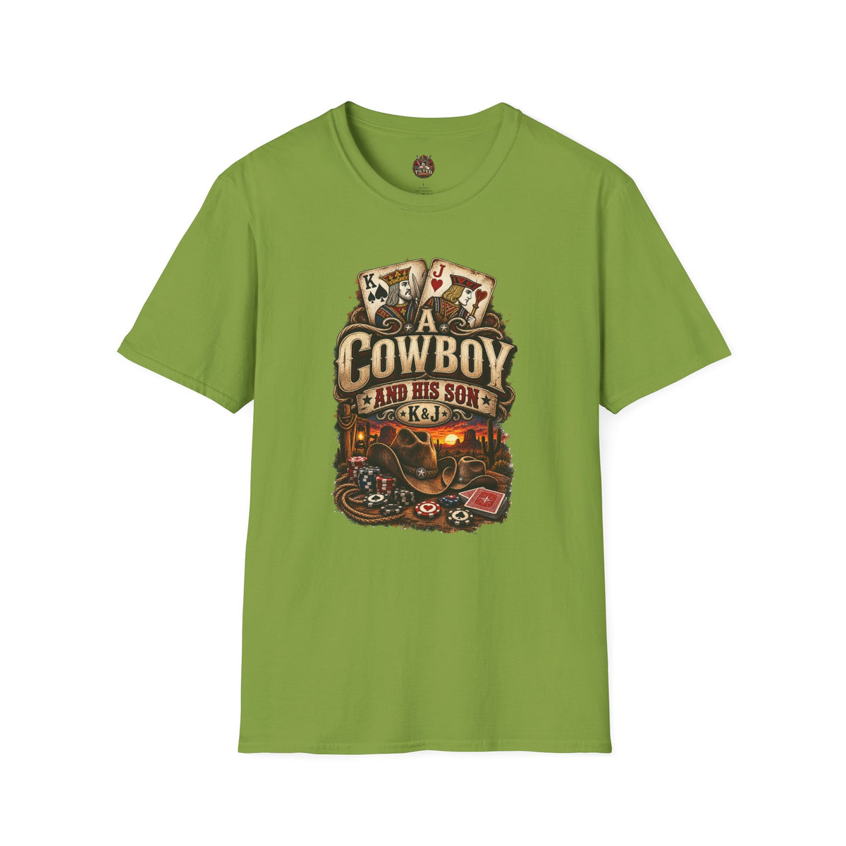 Cowboy & Son T-Shirt – Western Poker