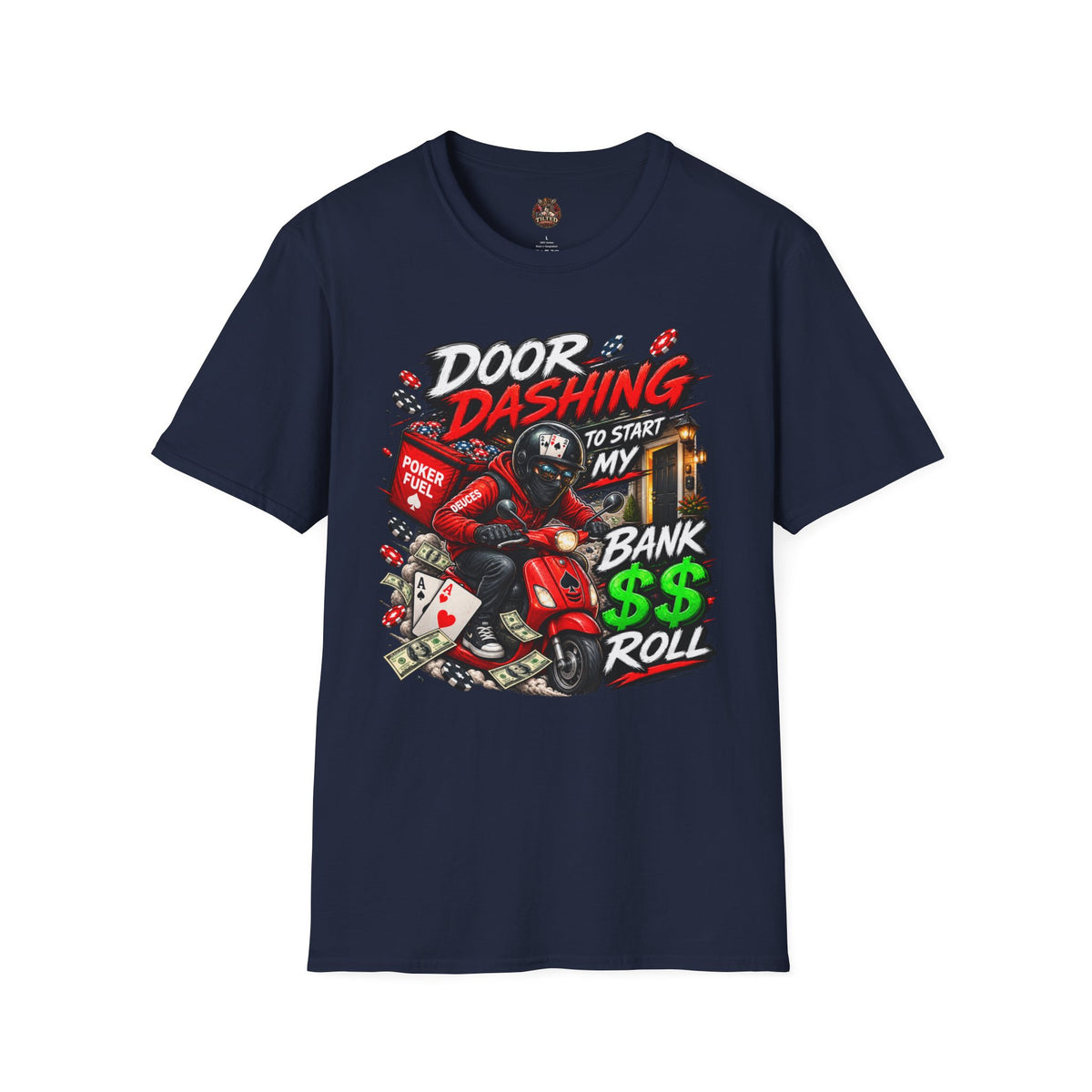 Poker Door Dashing T-Shirt