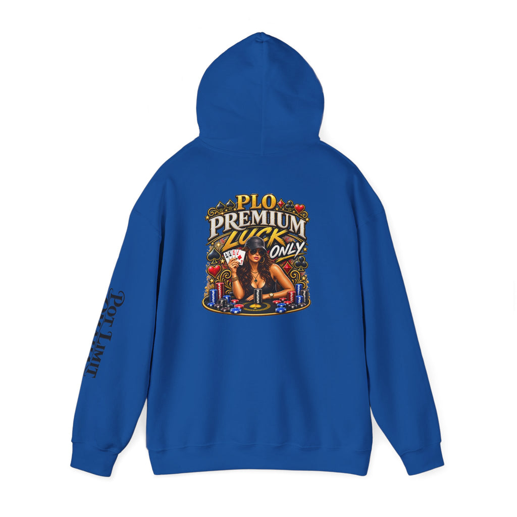 "Premium Luck Only" PLO Hoodie —Graphic Sweatshirt