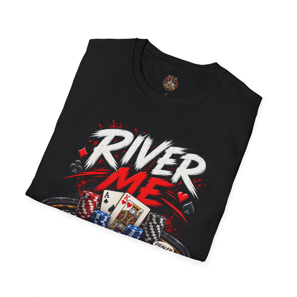 River Me Poker T-Shirt — Retro Graphic Tee