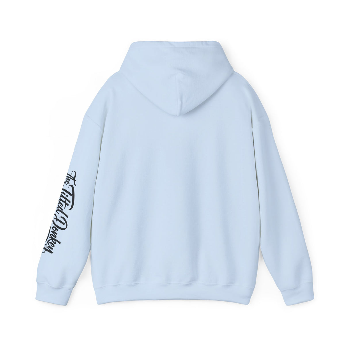 Vintage Tilted Donkey Poker Graphic Hooded Sweatshirt
