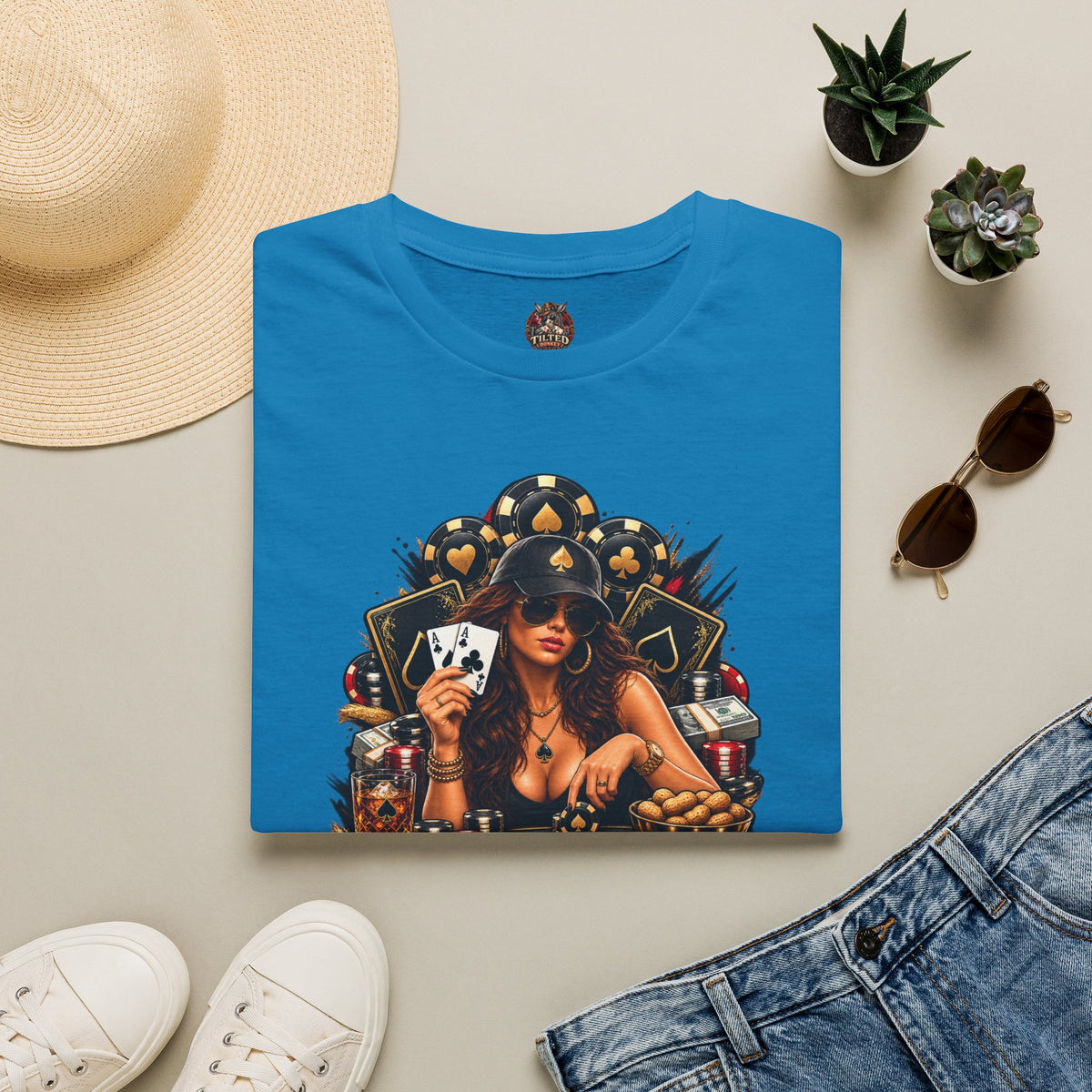 Poker Babe Tee – "I Got The Nuts"