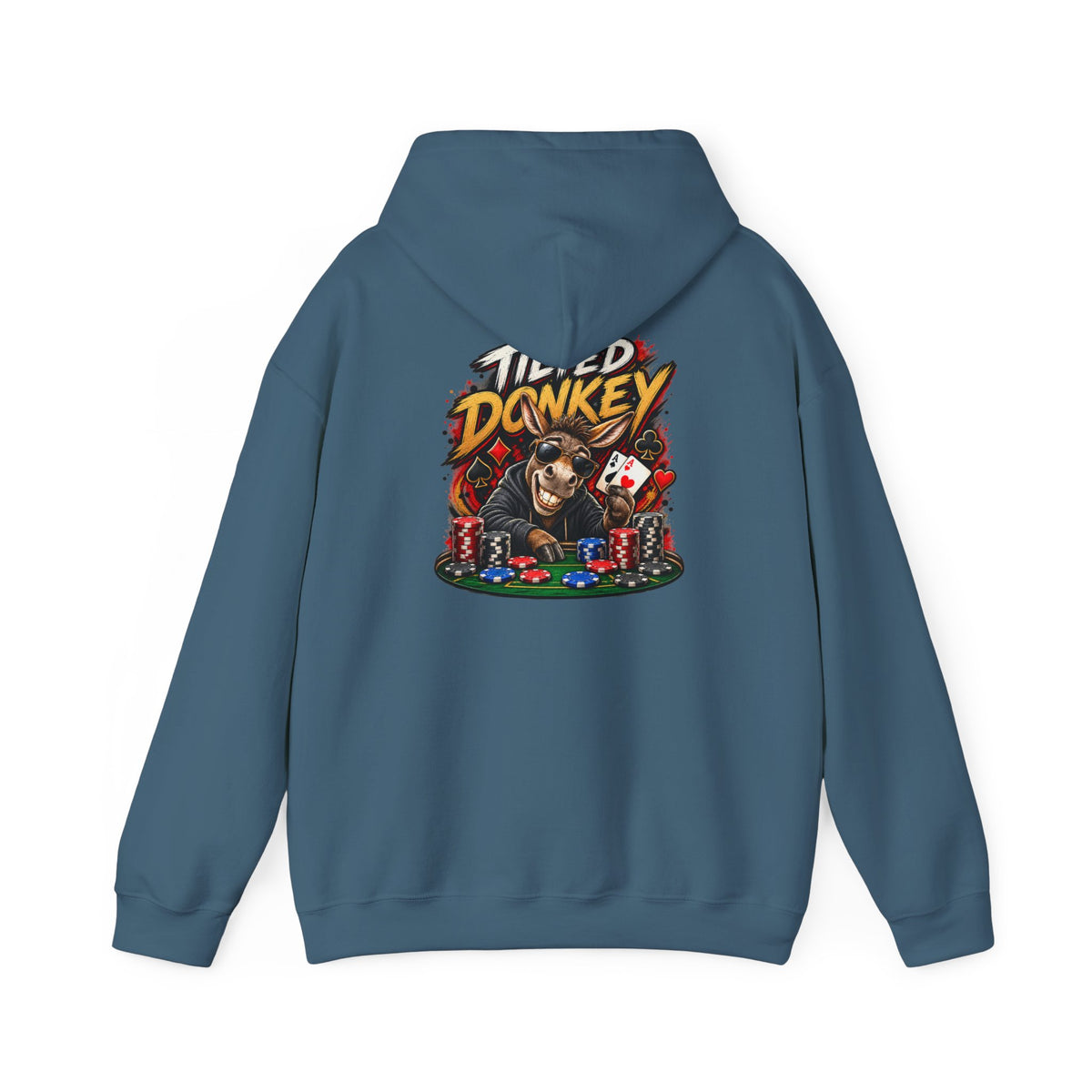 Titled Donkey Poker Hoodie Sweatshirt