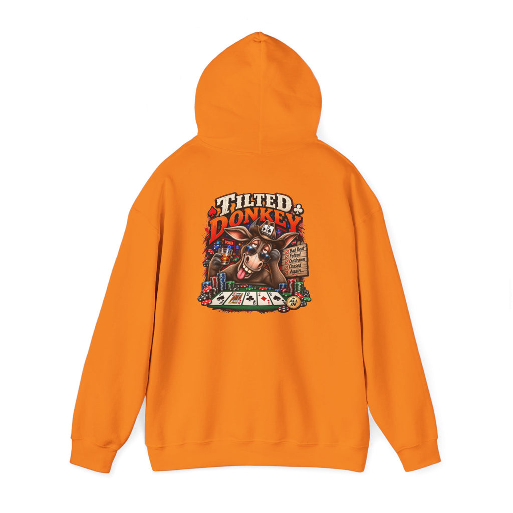 The Tilted Donkey Hoodie – Vintage Poker Donkey Graphic Pullover