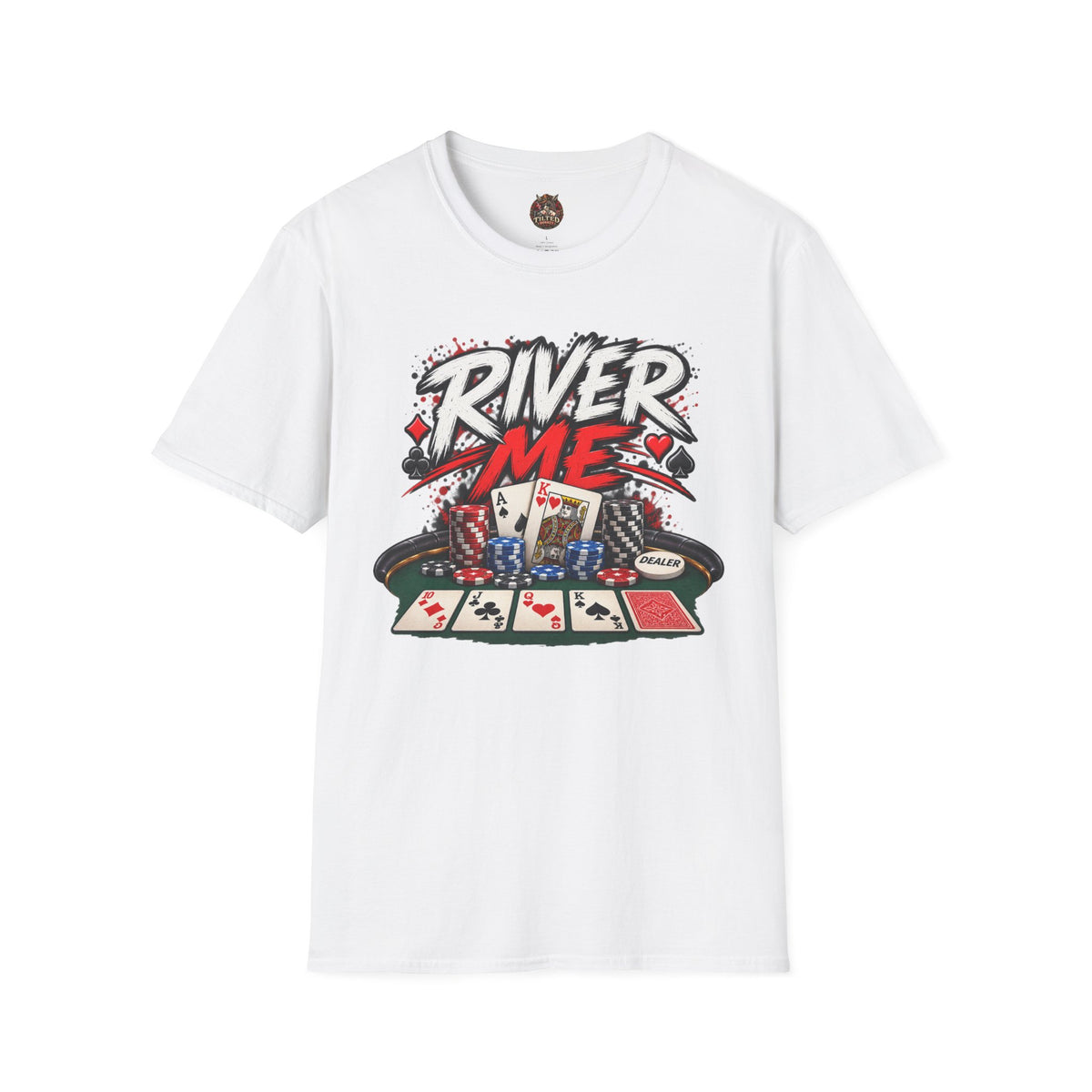 River Me Poker T-Shirt — Retro Graphic Tee