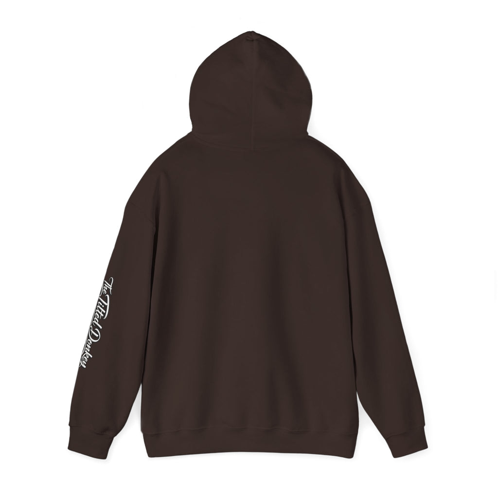 Tilted Donkey Graphic Hoodie — Fold a Lot Poker Design