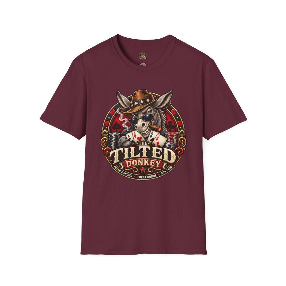 Tilted Donkey Logo T-Shirt