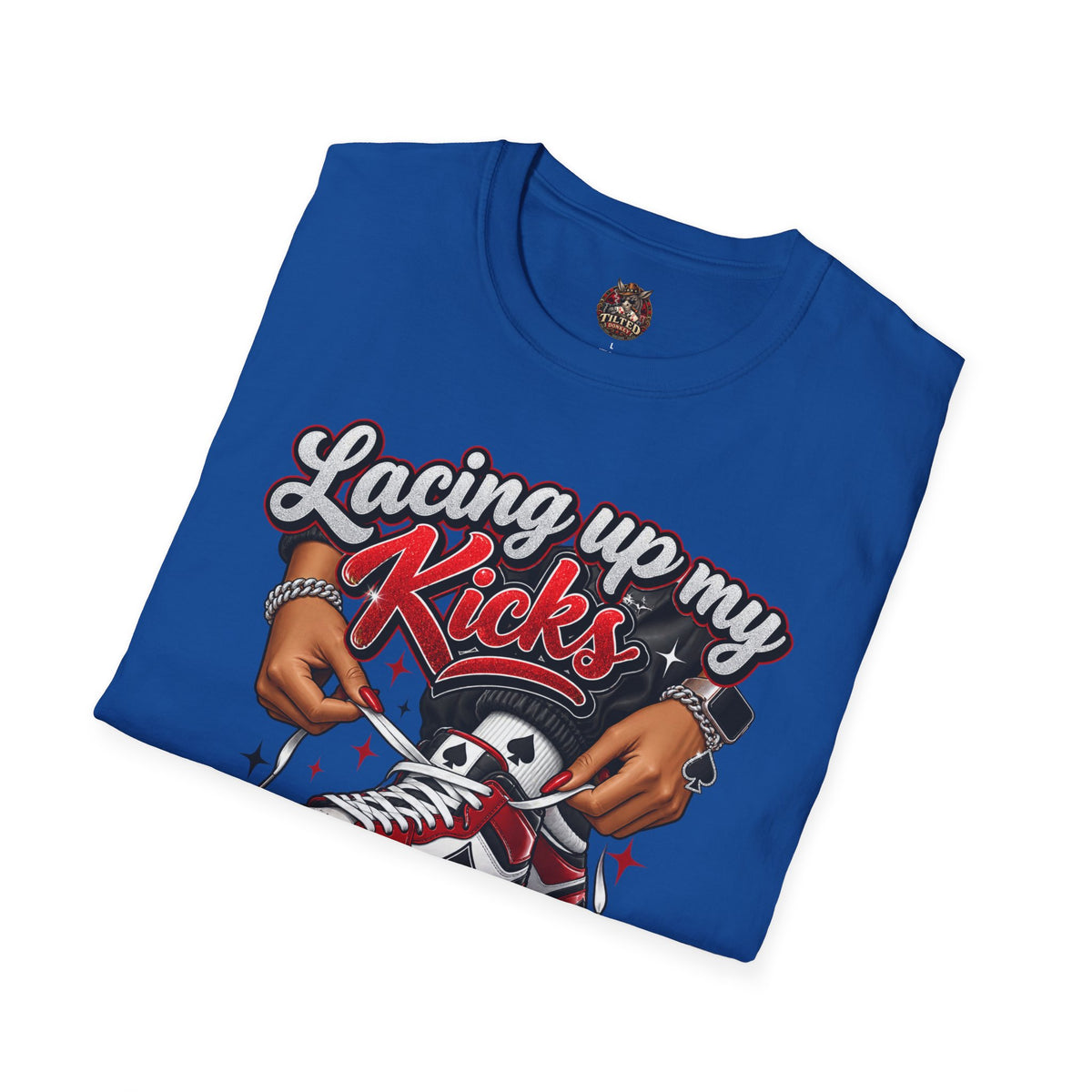 Sneakerhead T-Shirt — "Lacing Up My Kicks" Graphic Tee
