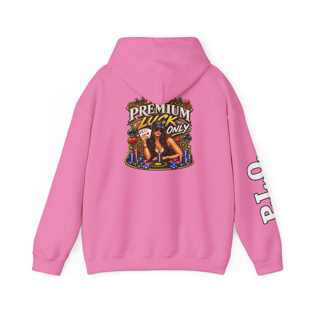 "Premium Luck Only" Women's Pinup Graphic Hoodie