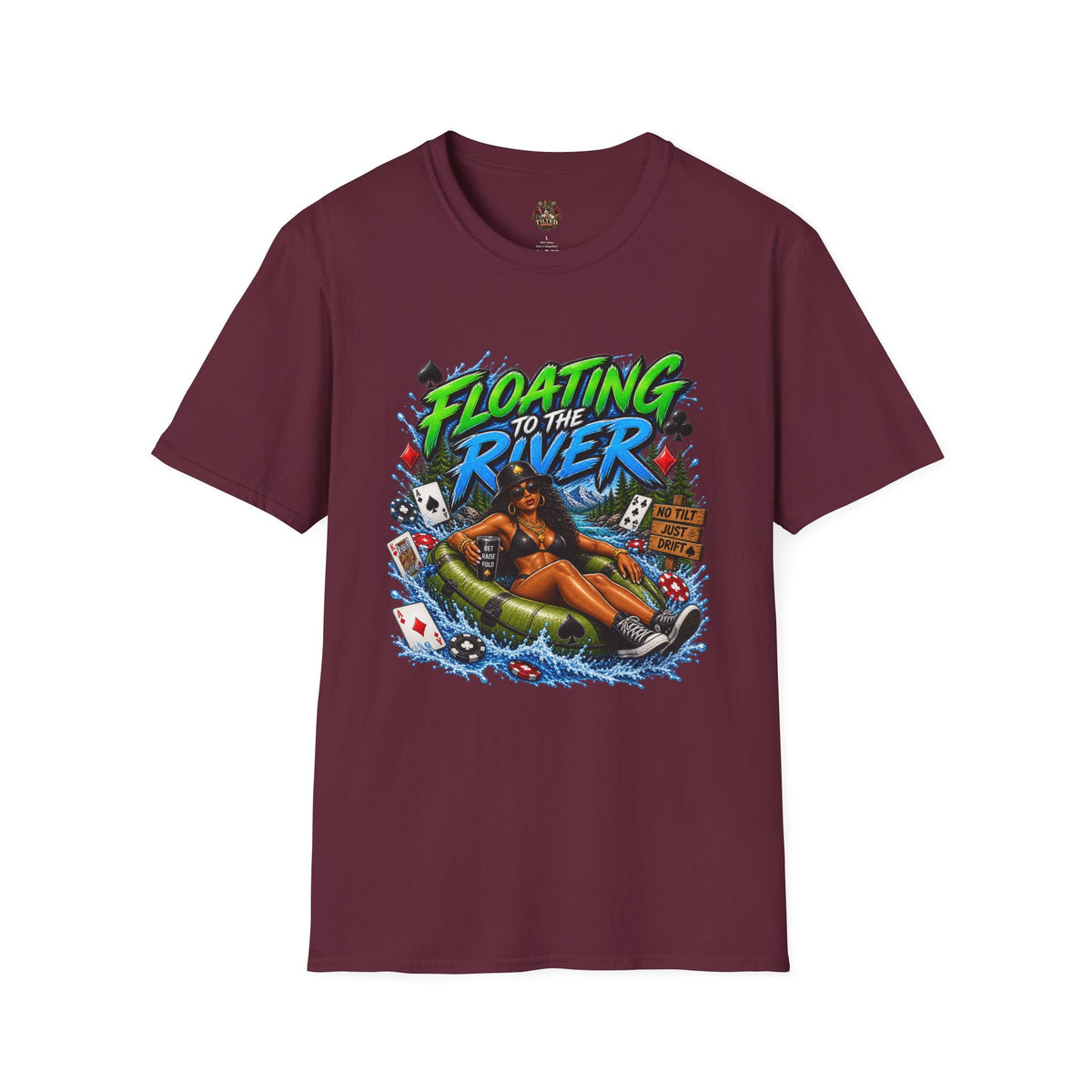 Floating to the River Poker Tee