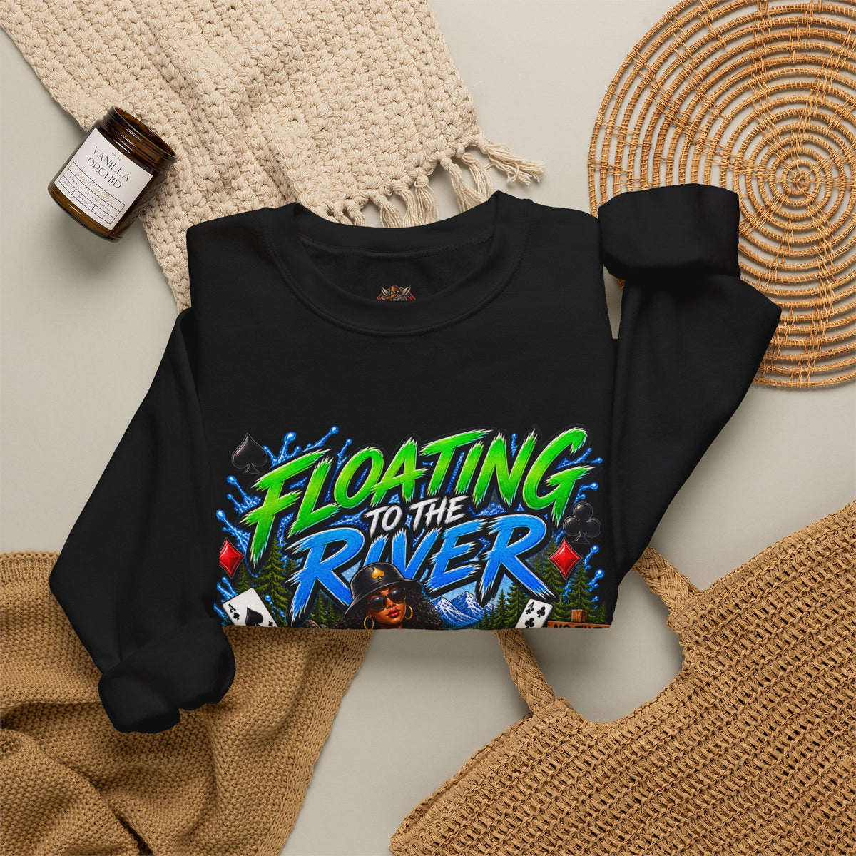 "Floating to the River Sweatshirt"