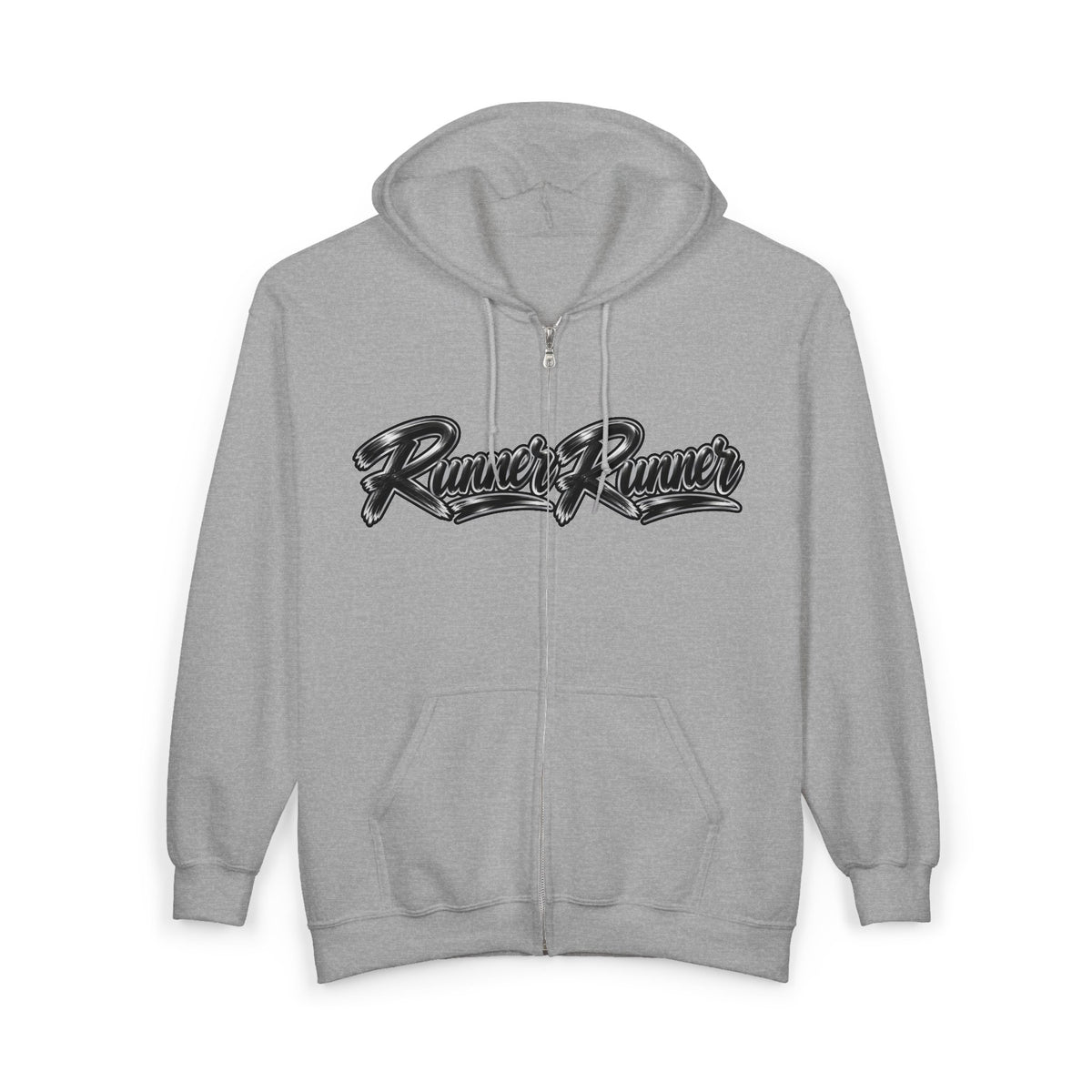 Poker Runner Kicks Zip Hoodie – “Runner Runner” Streetwear Graphic Hoodie