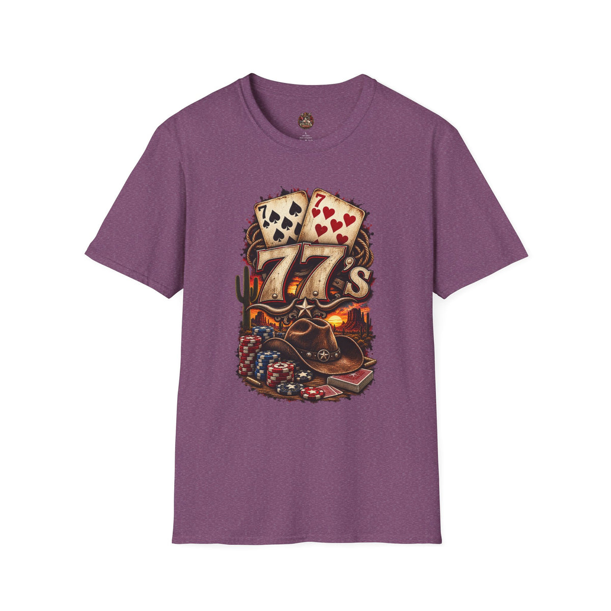 Lucky 7s — Vintage Poker Cards Tee
