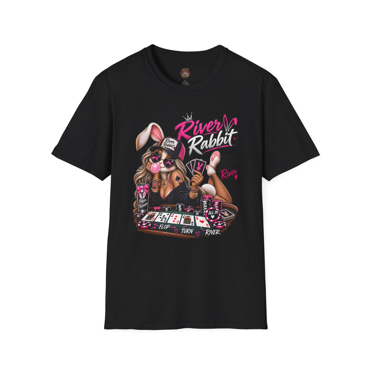 River Rabbit Poker T-Shirt