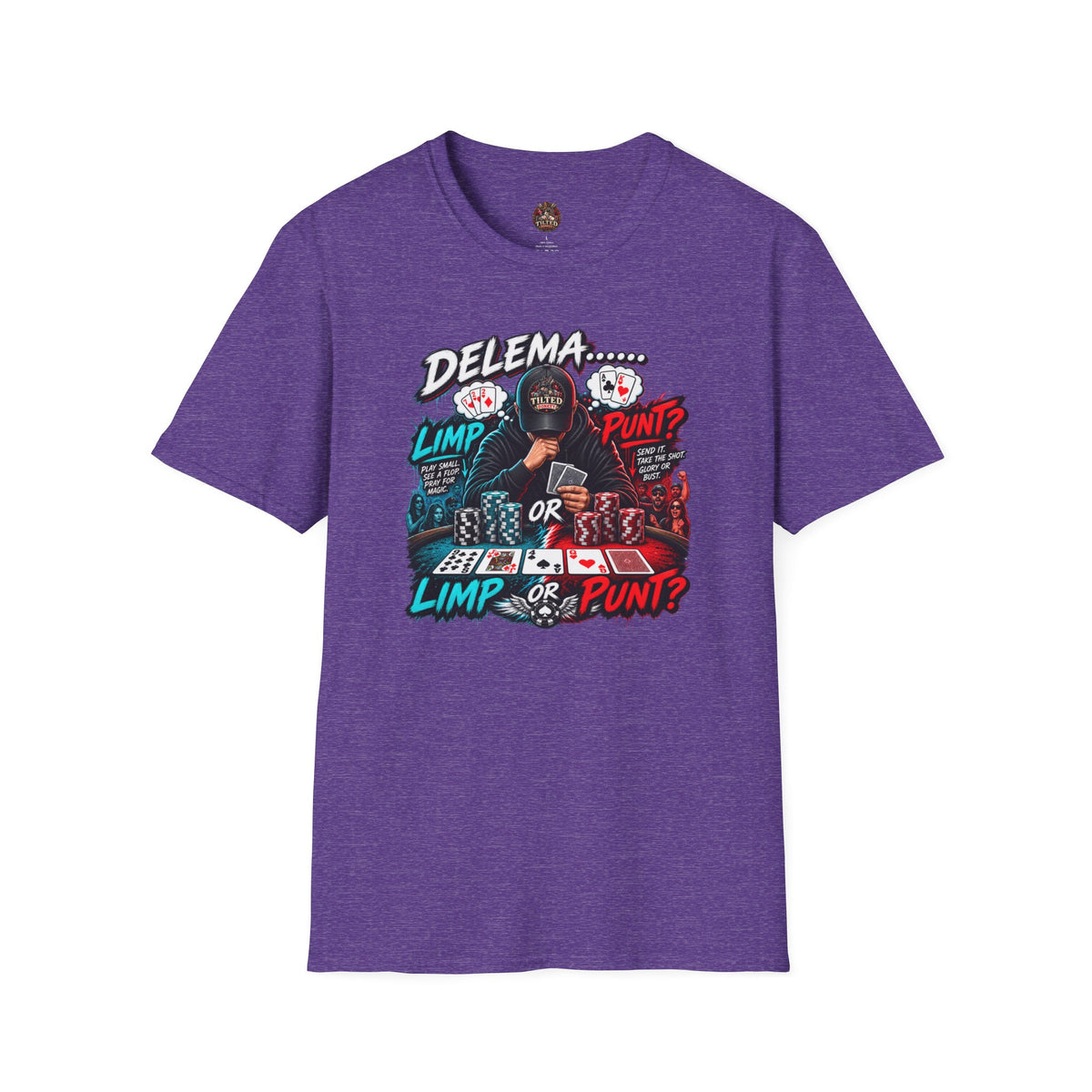 Poker Dilemma Graphic T-shirt