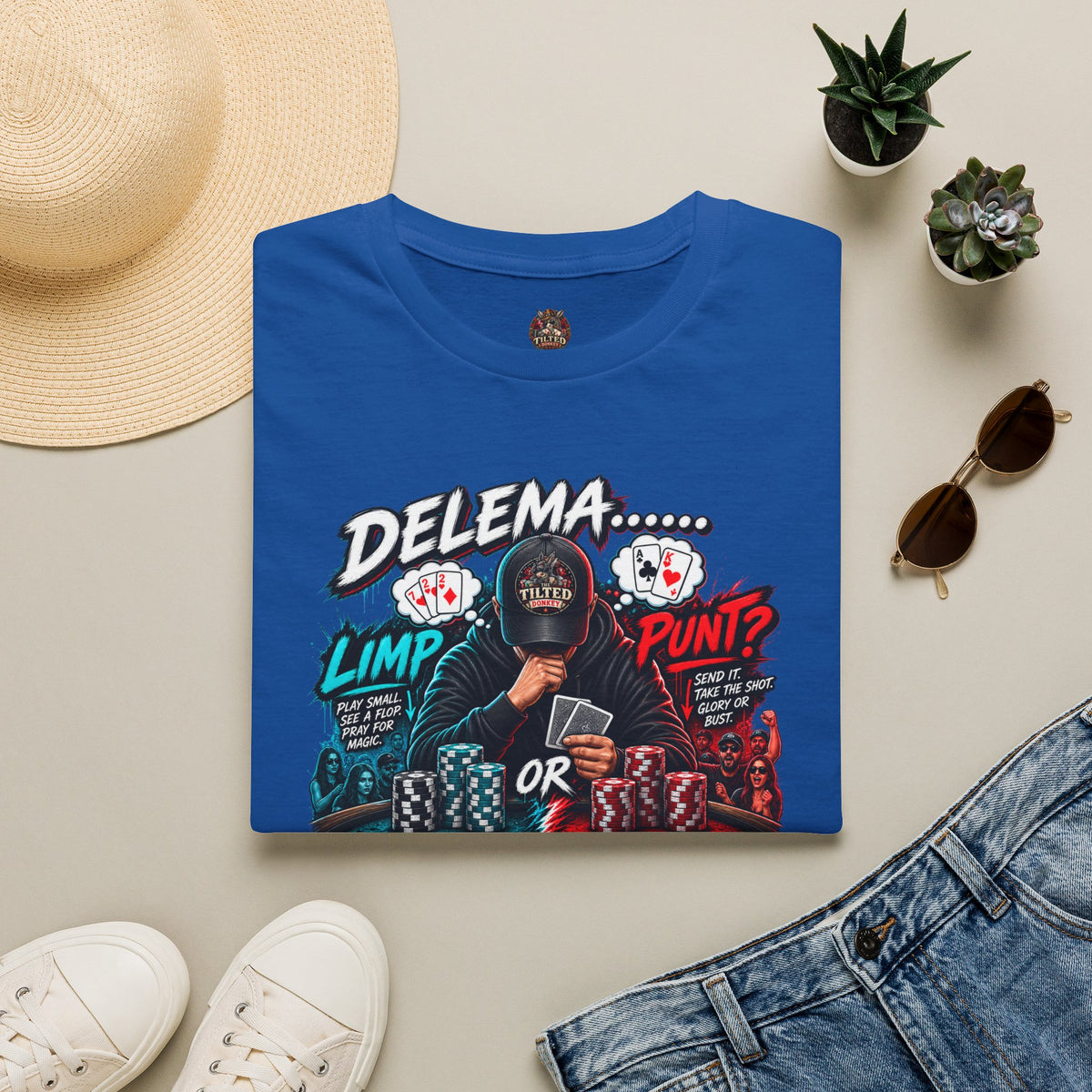Poker Dilemma Graphic T-shirt