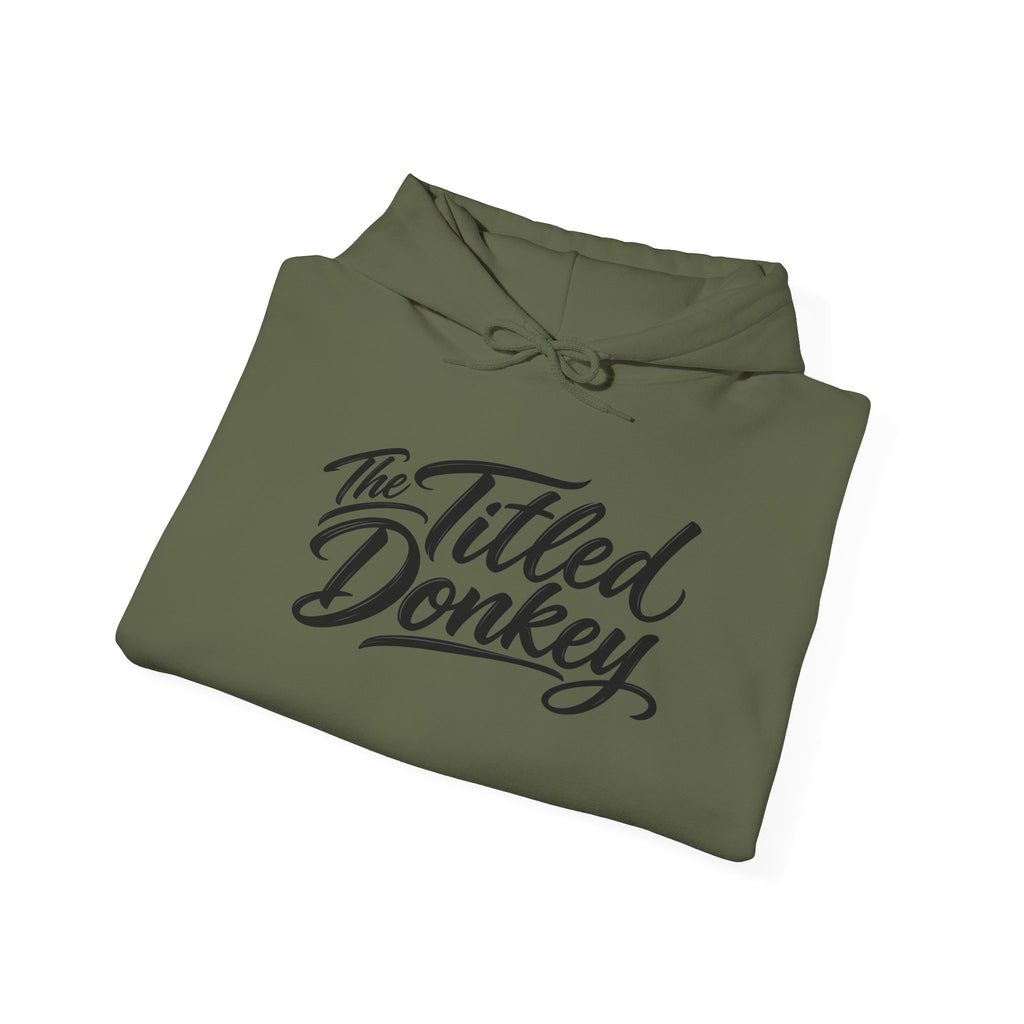 The Titled Donkey Hoodie — Retro Poker Graphic Pullover