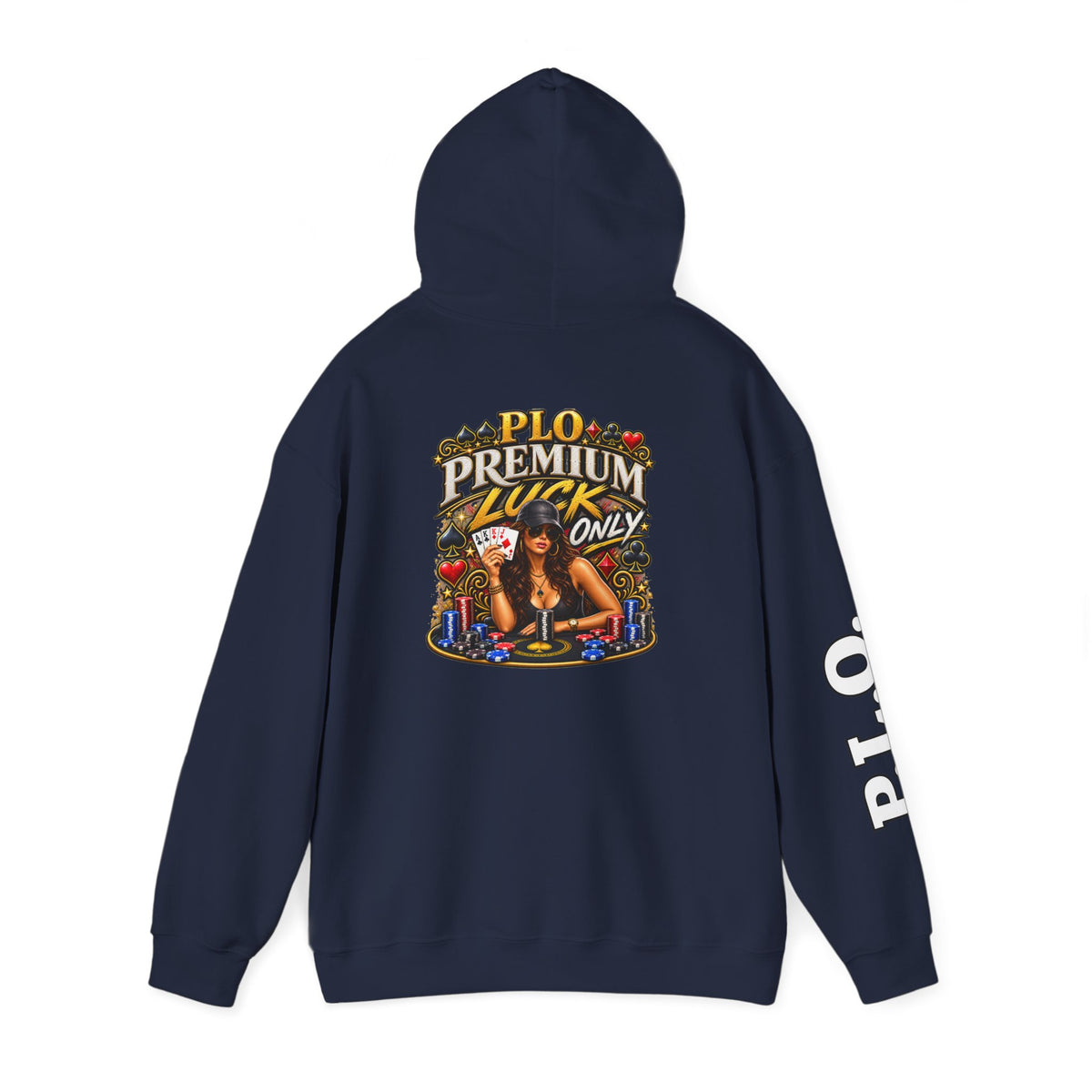 "Premium Luck Only" Women's Pinup Graphic Hoodie