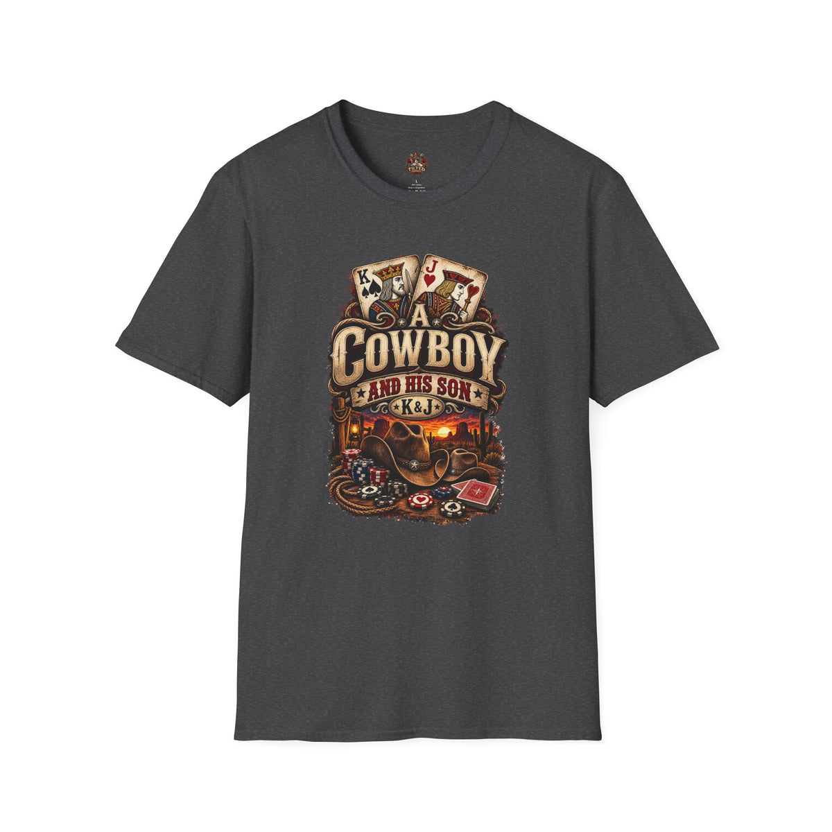 Cowboy & Son T-Shirt – Western Poker