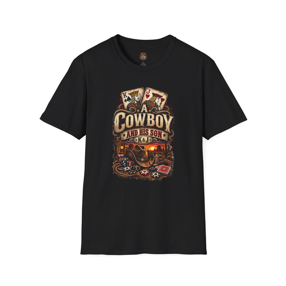 Cowboy & Son T-Shirt – Western Poker