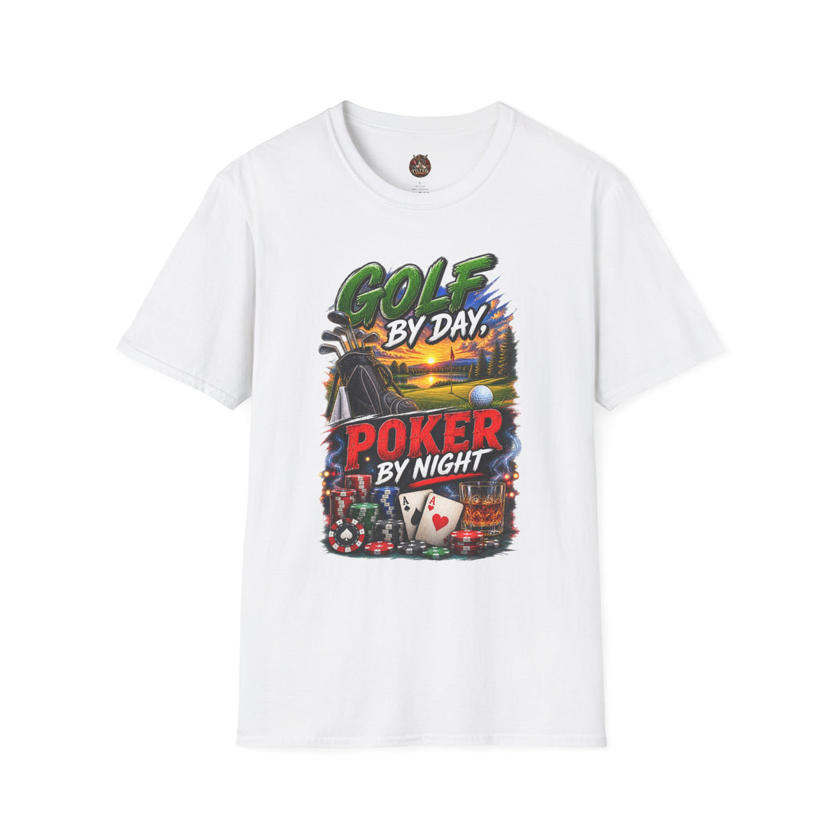 Golf By Day, Poker By Night T-Shirt