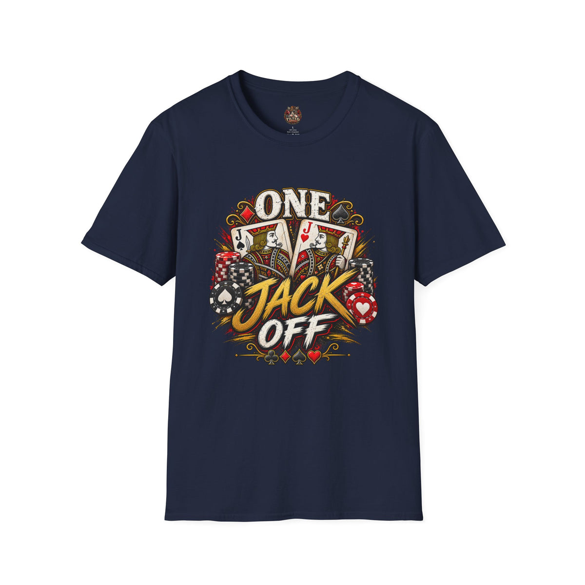 One Jack Off T-Shirt — Poker Graphic Tee