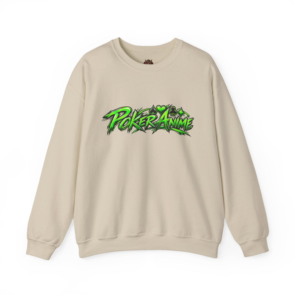 Poker Anime Check Raise Crewneck Sweatshirt
