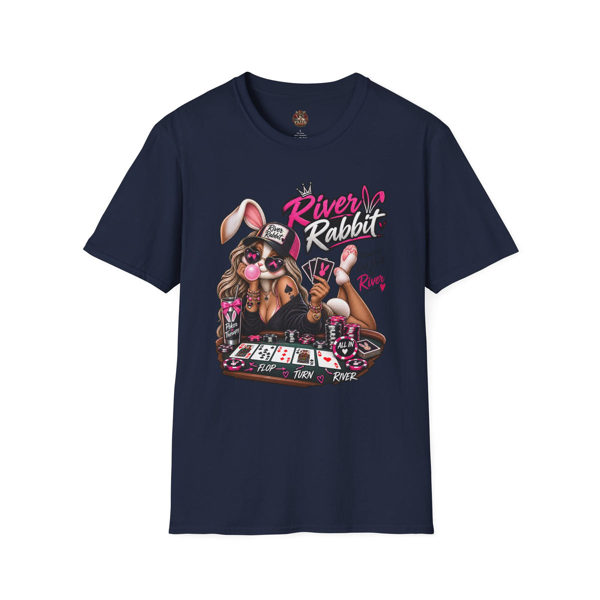 River Rabbit Poker T-Shirt