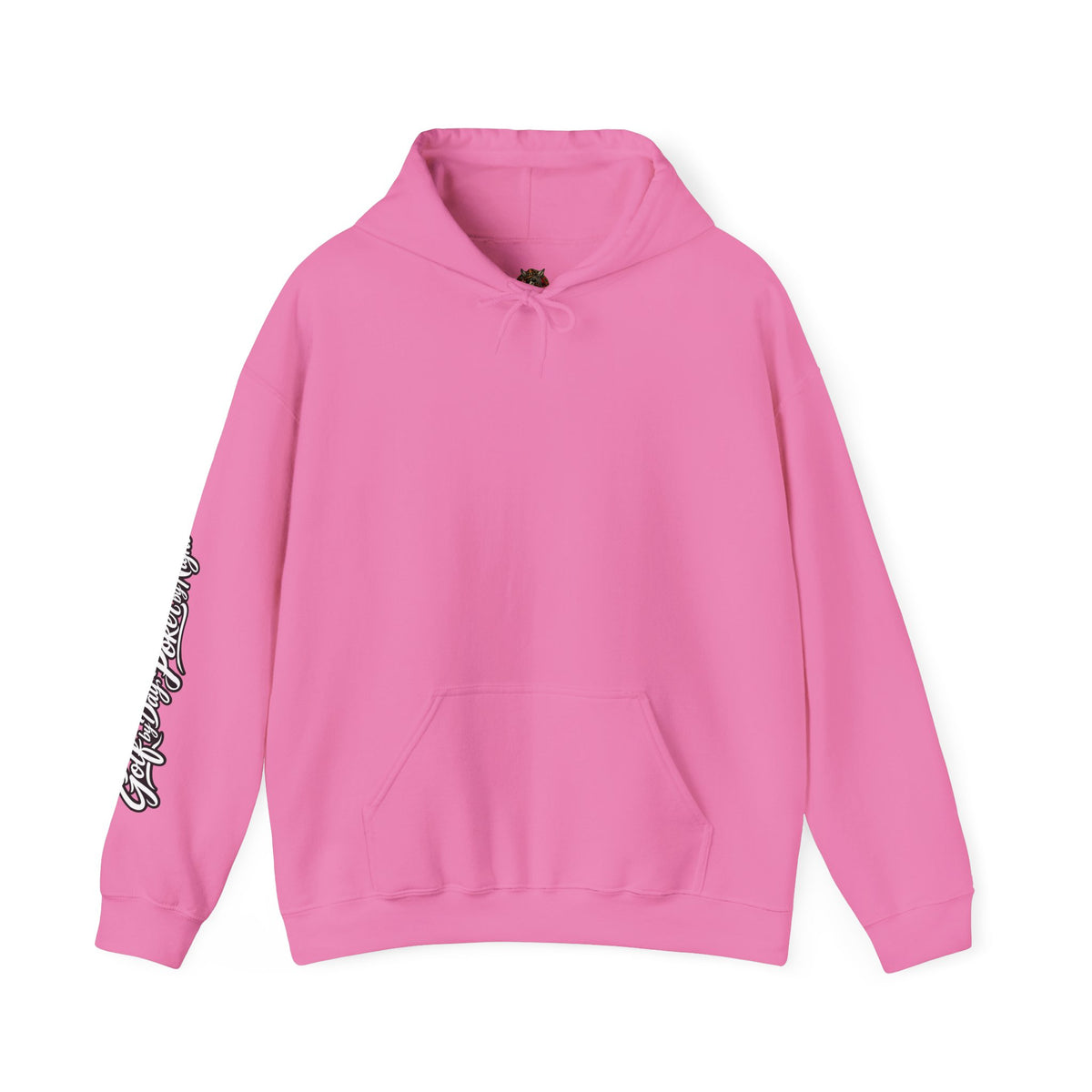 Golf Caddy/Poker Donkey Hoodie — Graphic Sleeve Script