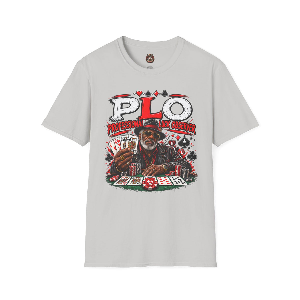 PLO Poker Dealer Graphic T-Shirt